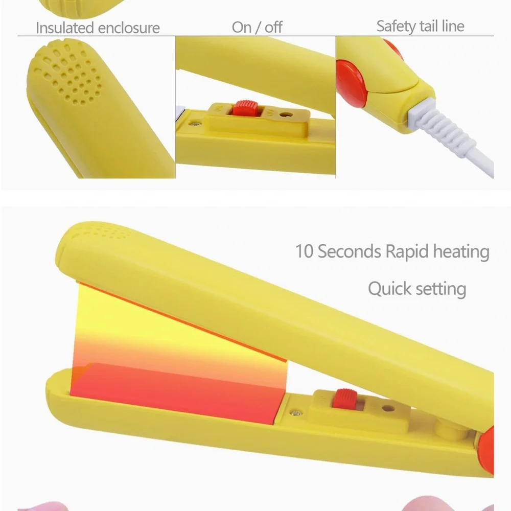 New Make Time Mini Ceramic travel Hair Straighter